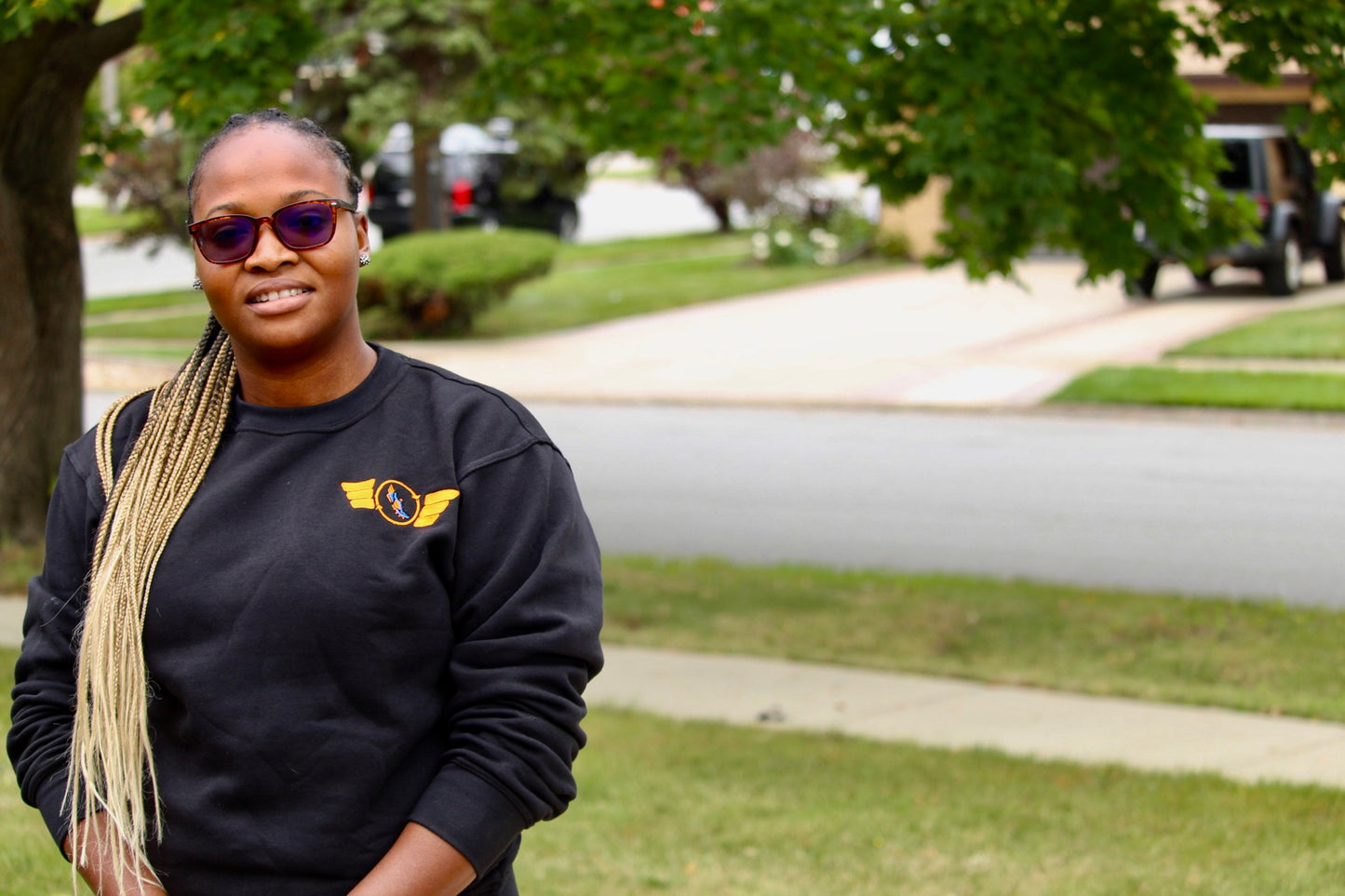 Black Comeback Crewneck