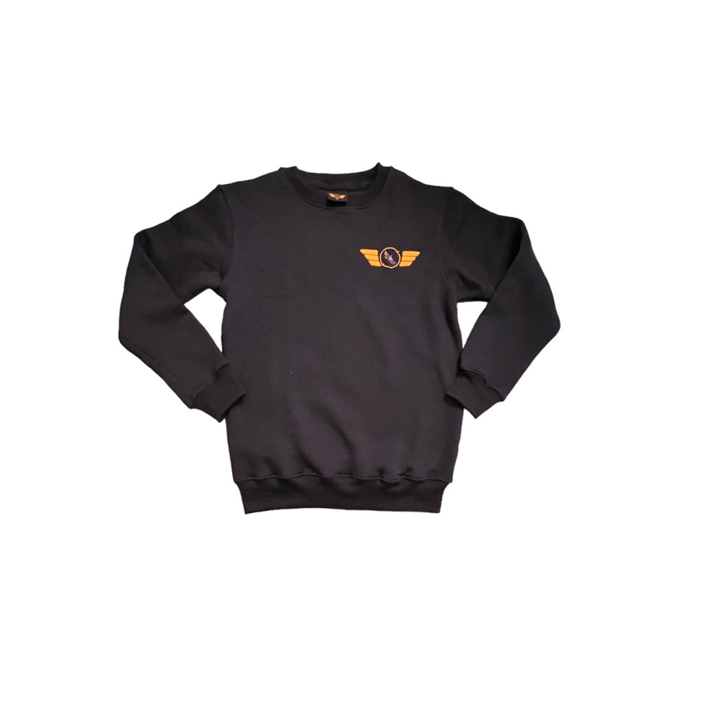Black Comeback Crewneck