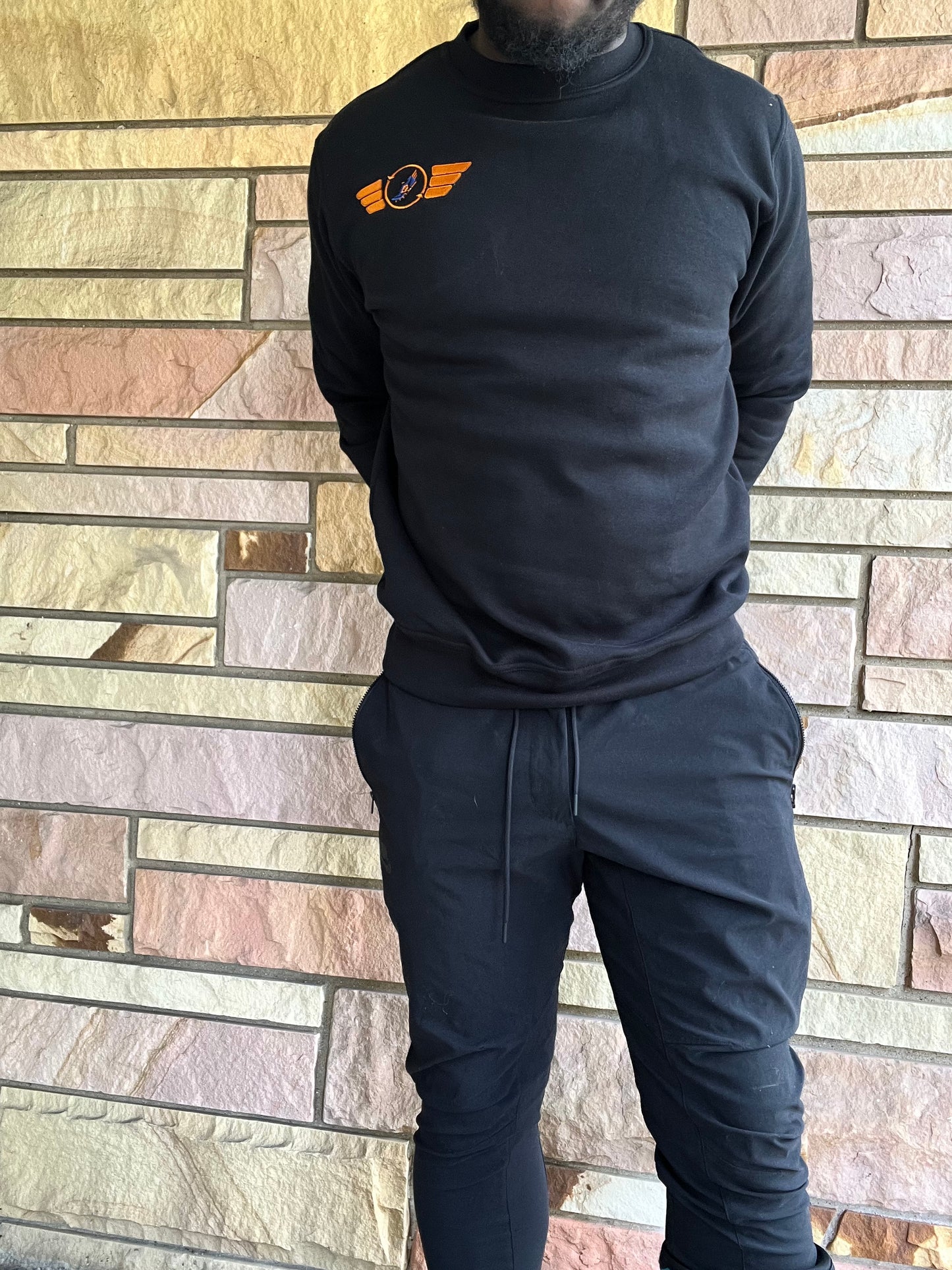 Black Comeback Crewneck