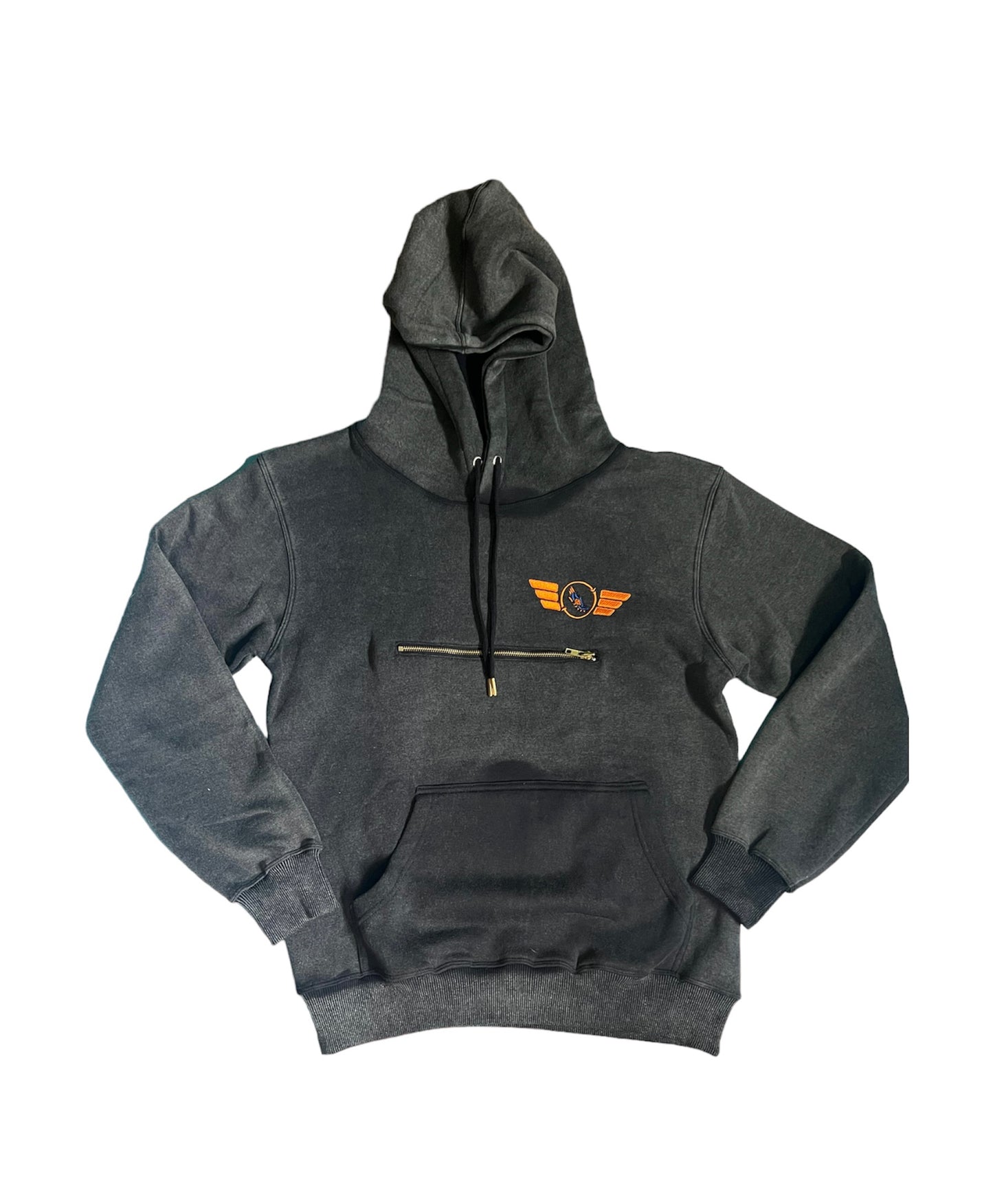 Black CaptainComeback Acid Wash Hoodie