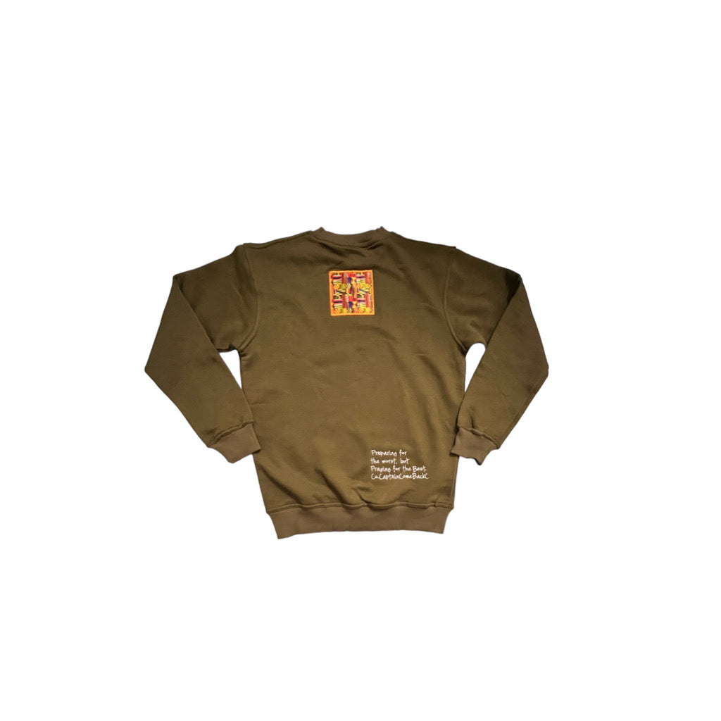 Olive Comeback Crewneck