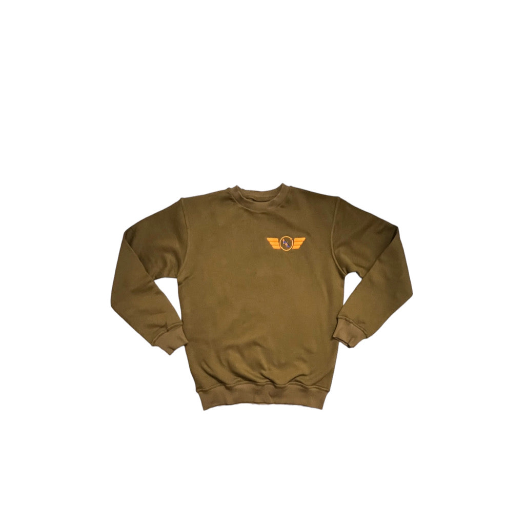 Olive Comeback Crewneck