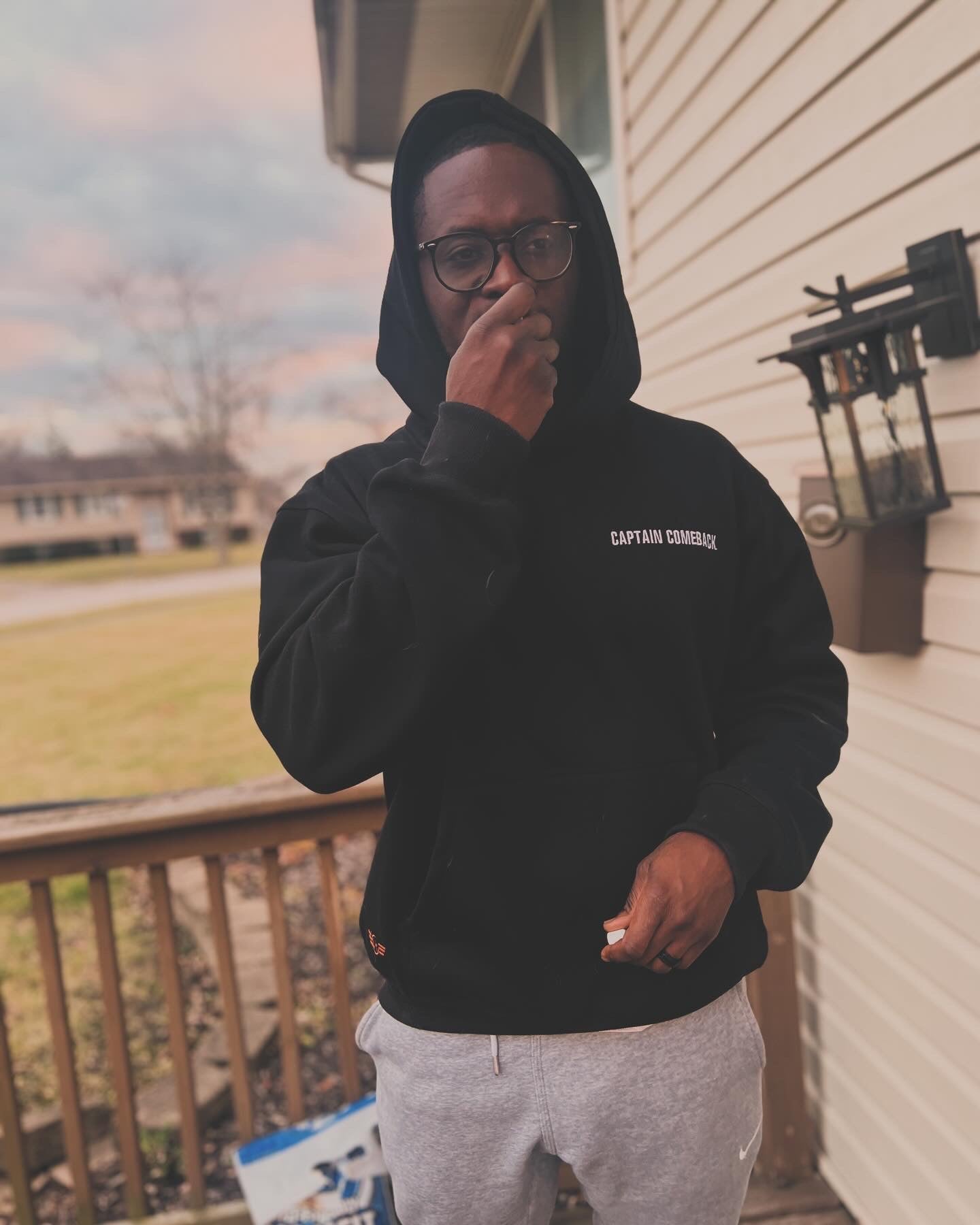 Black Oversized Hoodie