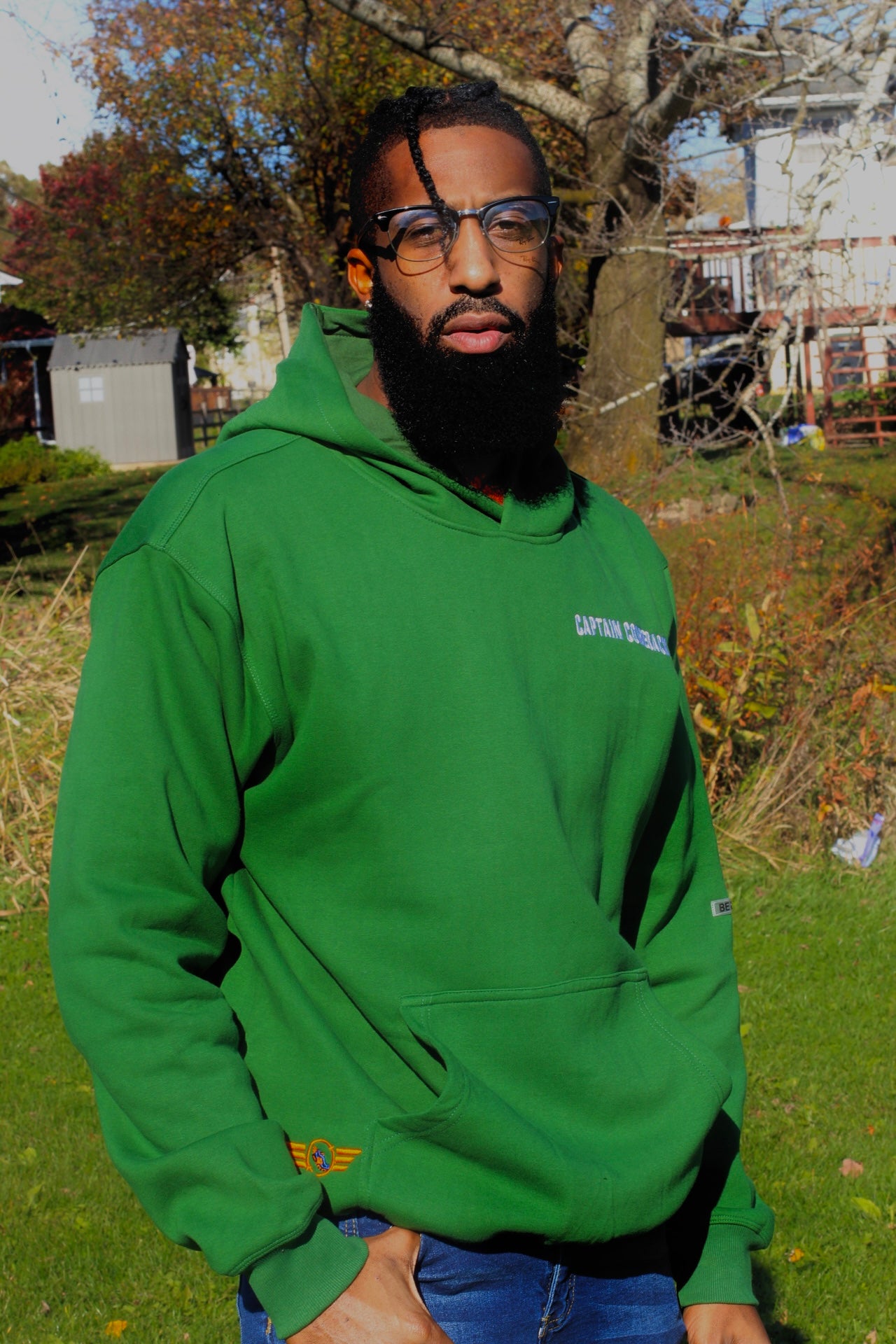 Green Oversized Hoodie