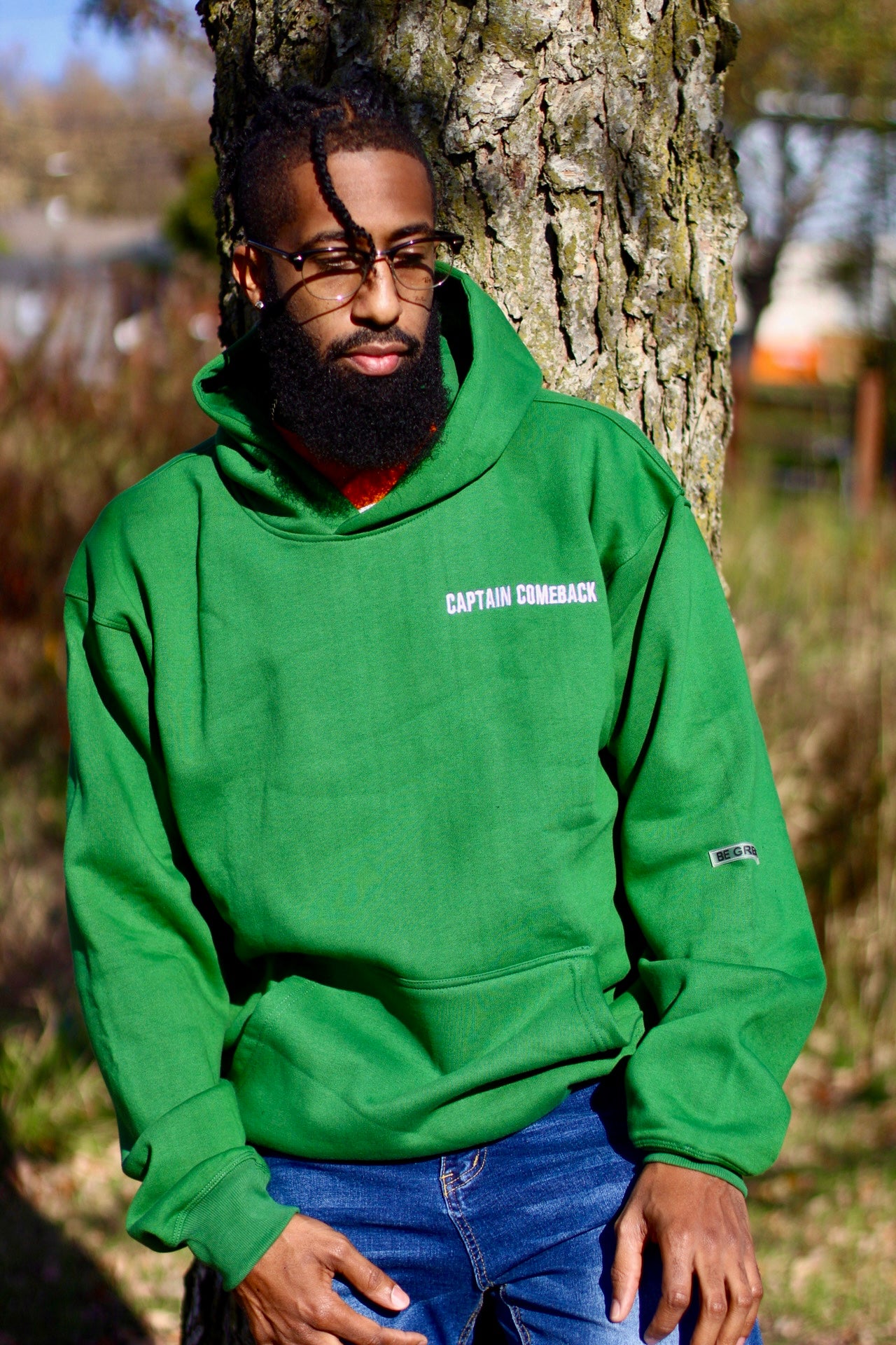 Green Oversized Hoodie