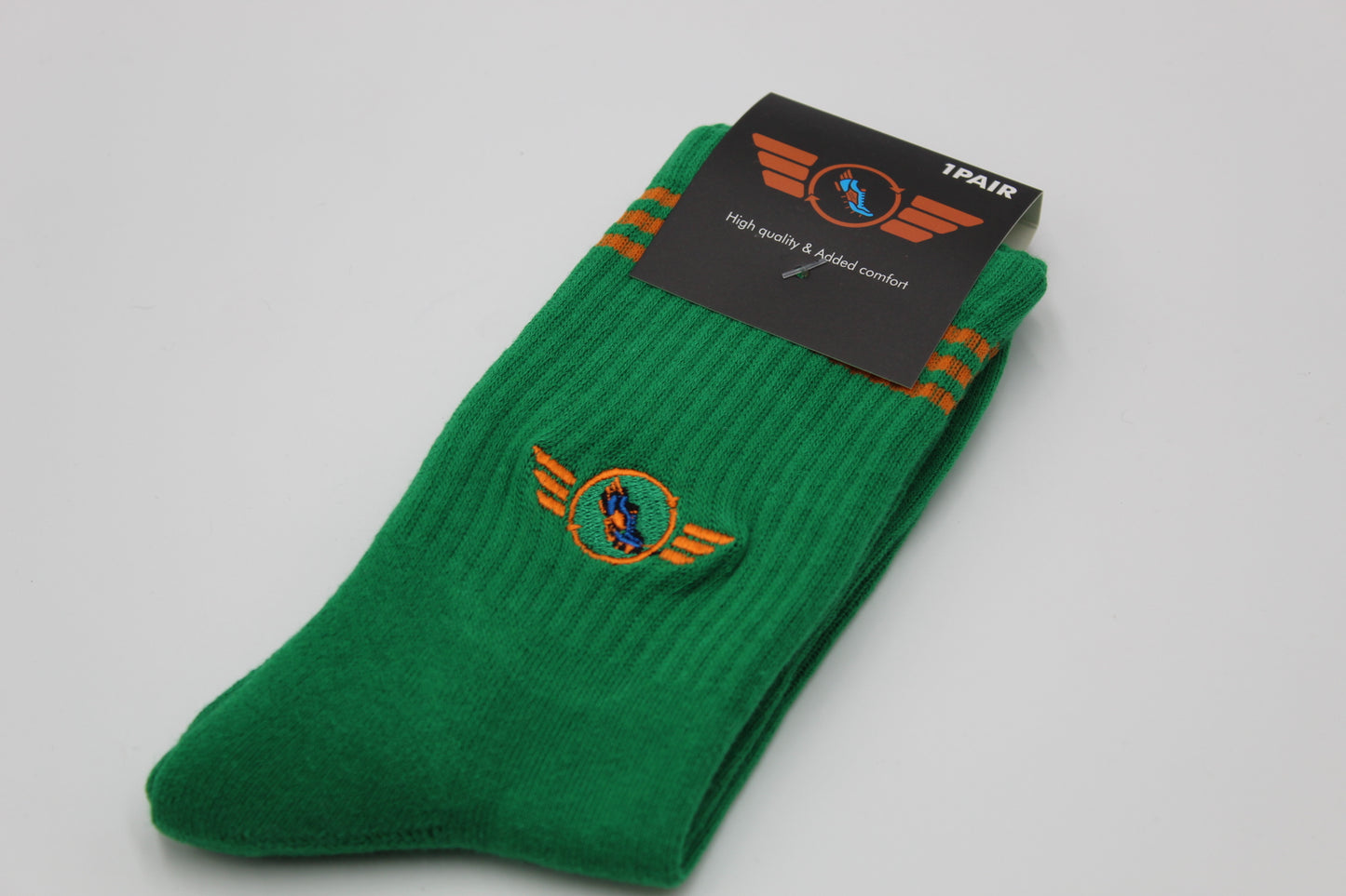 Green Captain Comeback Medium Length Socks (2.0)