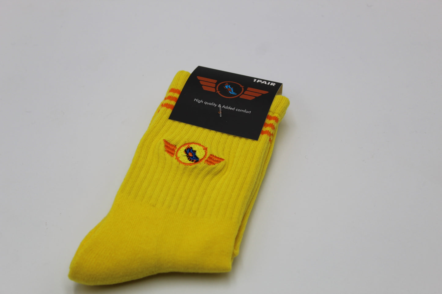 Yellow Captain Comeback Medium Length Socks(2.0)