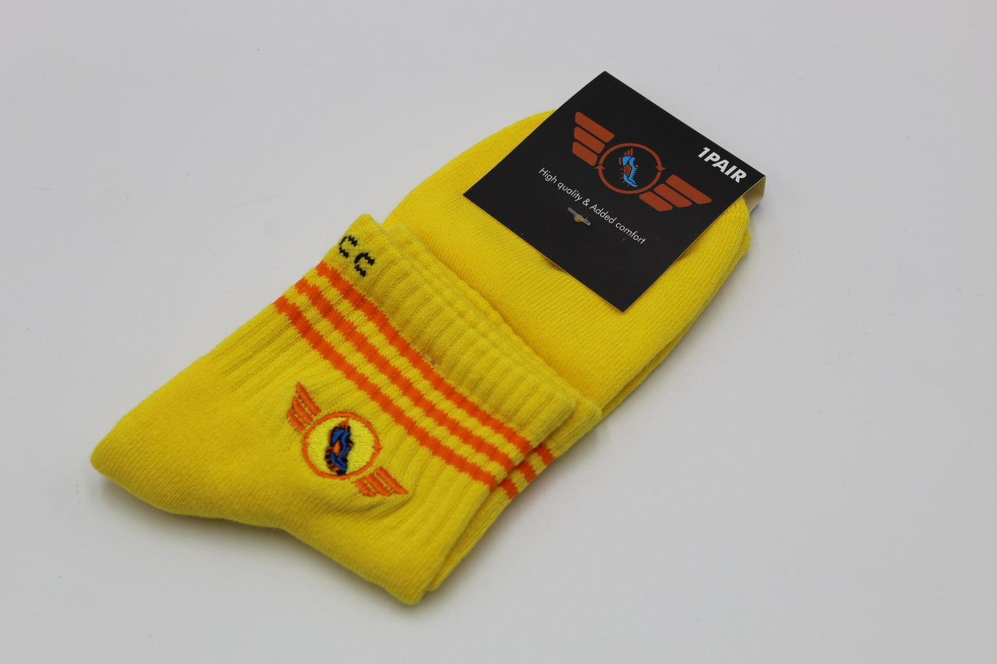 Yellow Captain Comeback Quarter Length Socks(2.0)
