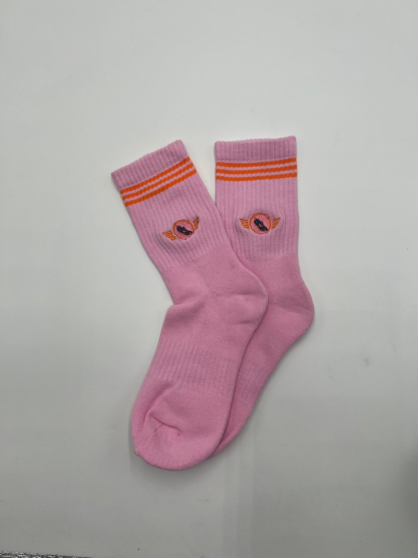 Pink Captain Comeback Medium Length Socks
