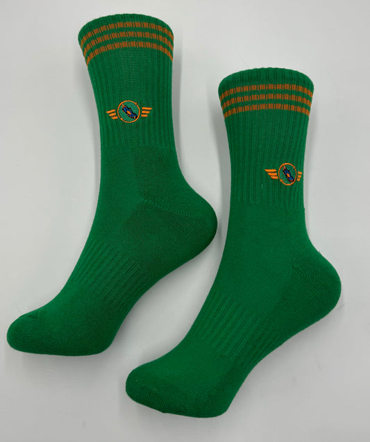 Green Captain Comeback Medium Length Socks (2.0)