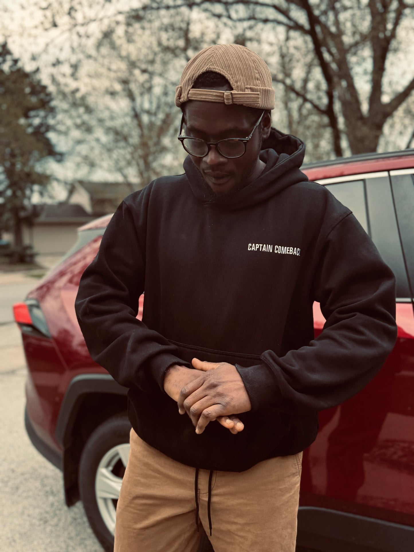 Black Oversized Hoodie