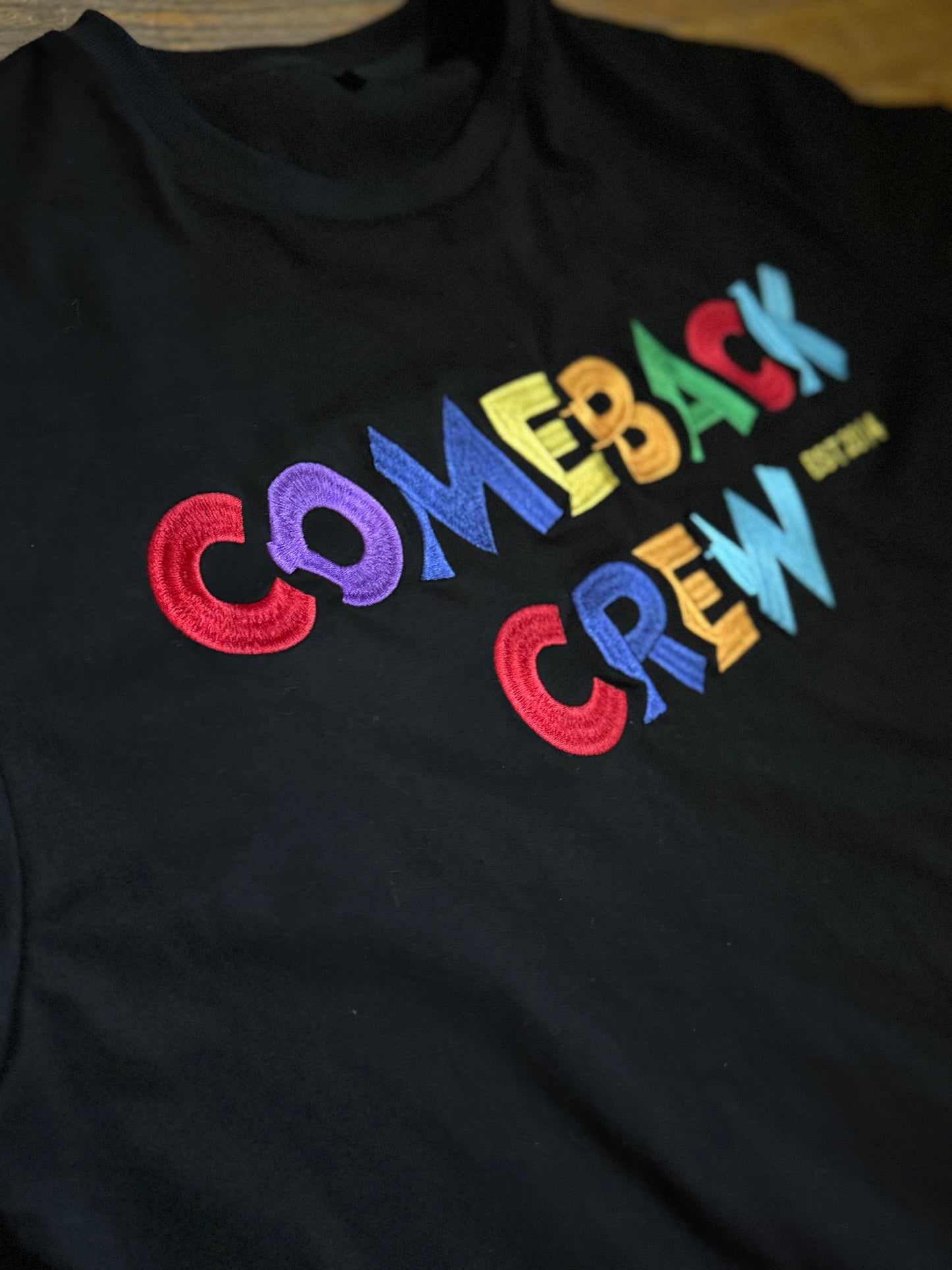 Black Comeback Crew T-shirt