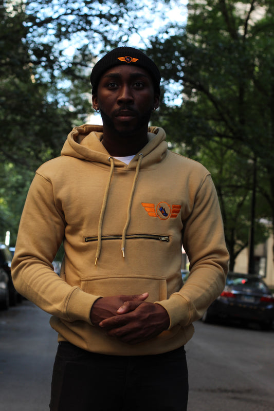 Cream CaptainComeBack Hoodie