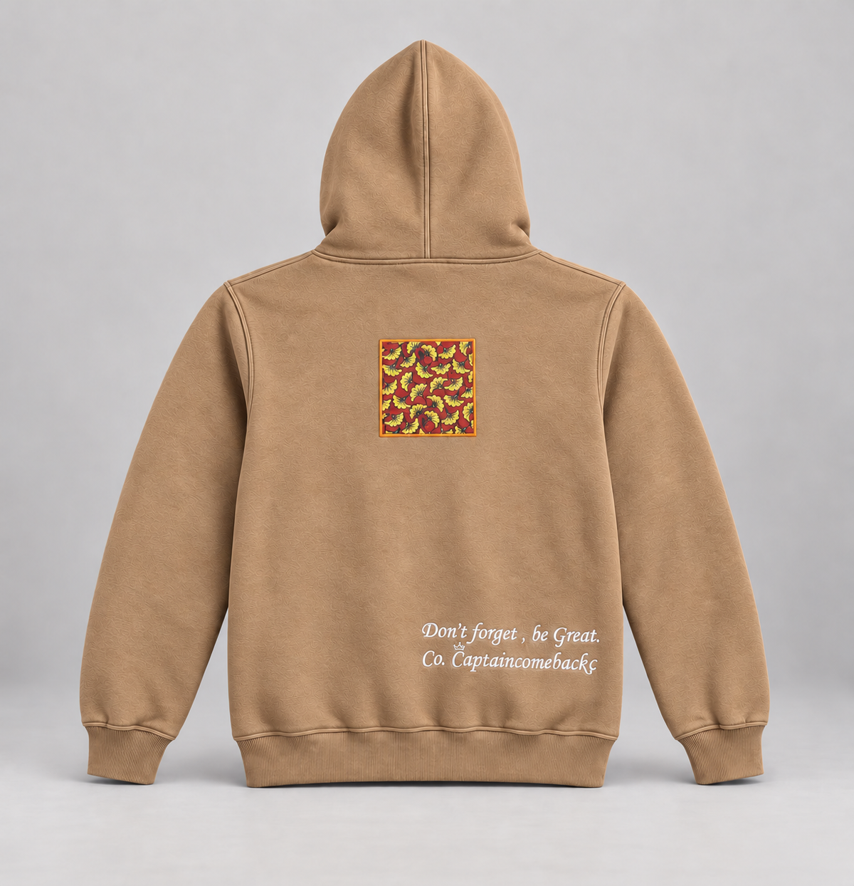 Cream CaptainComeBack Hoodie