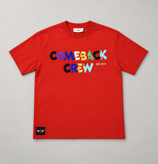 Red Comeback Crew T-Shirt