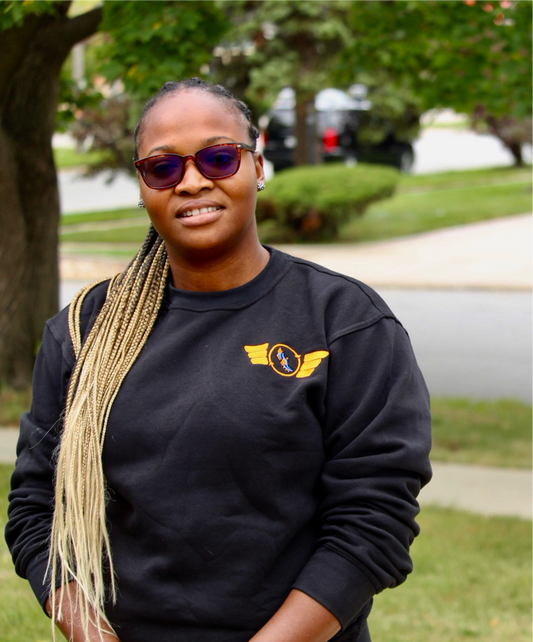 Black Comeback Crewneck