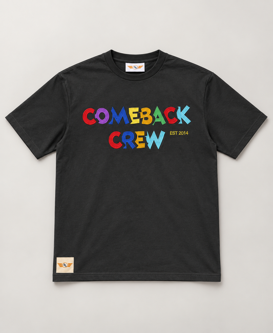 Black Comeback Crew T-shirt