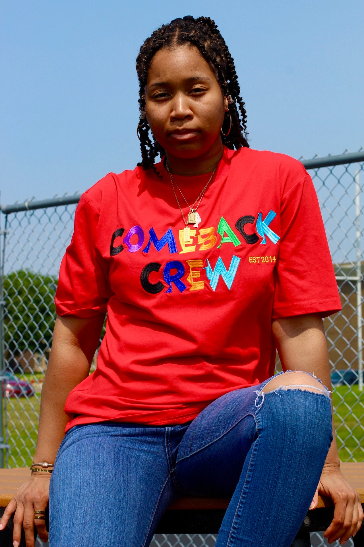 Red Comeback Crew T-Shirt