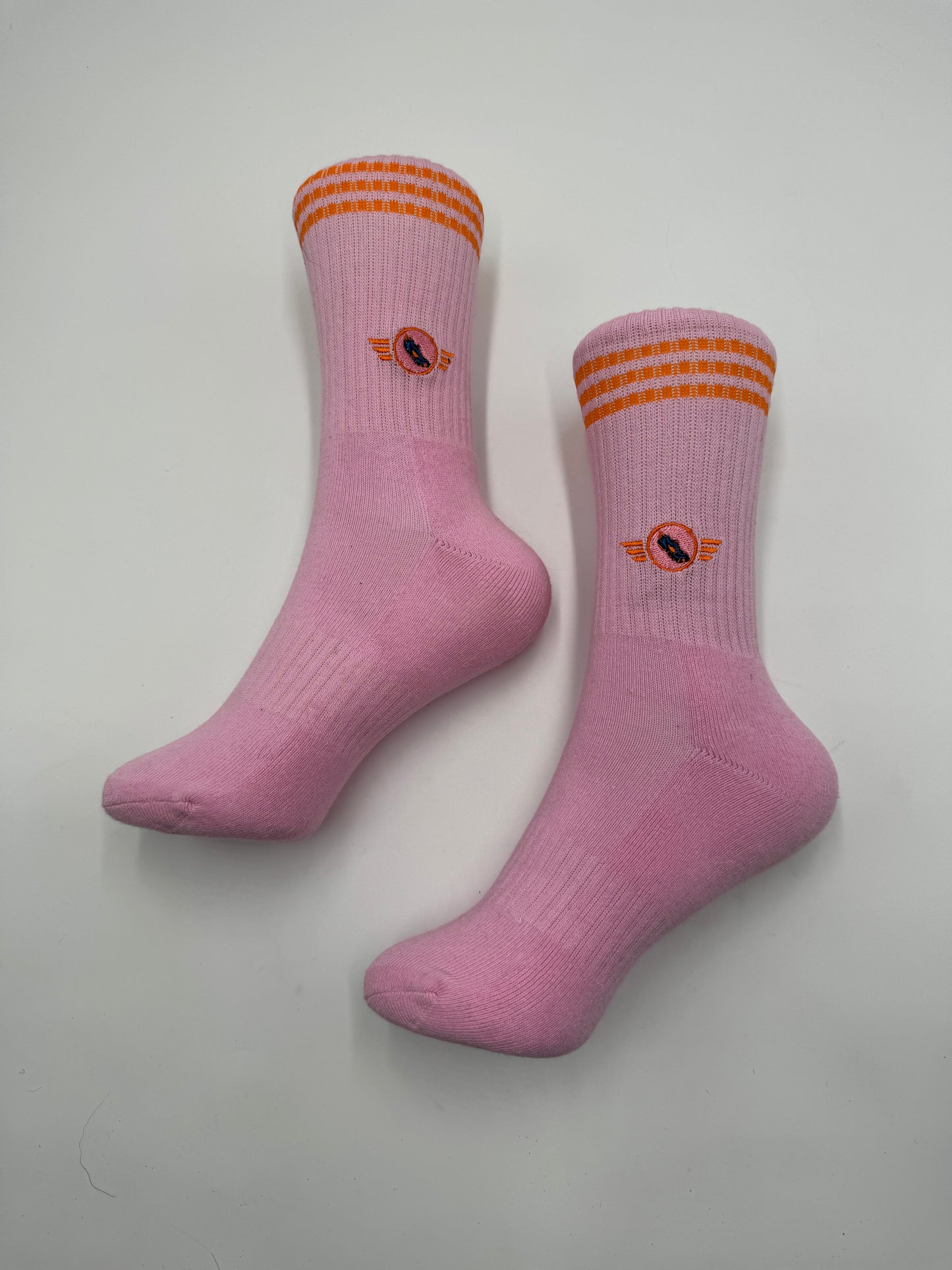 Pink Captain Comeback Medium Length Socks