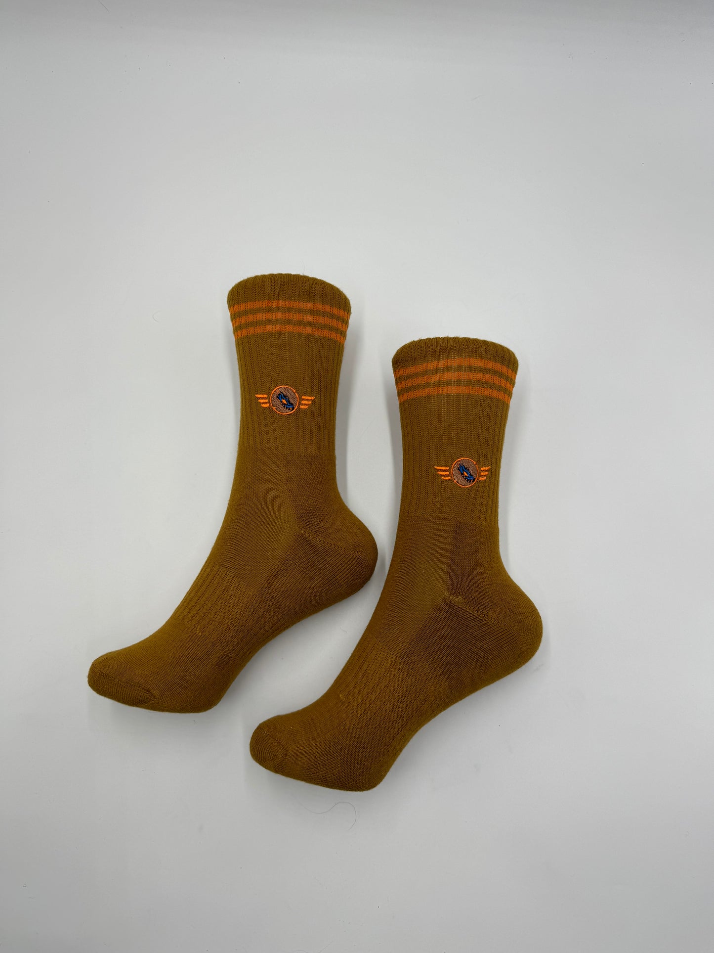 Brown Captain Comeback Medium Length Socks (2.0)