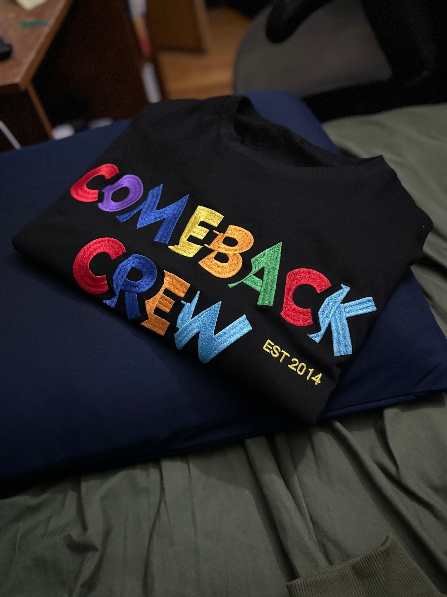 Black Comeback Crew T-shirt